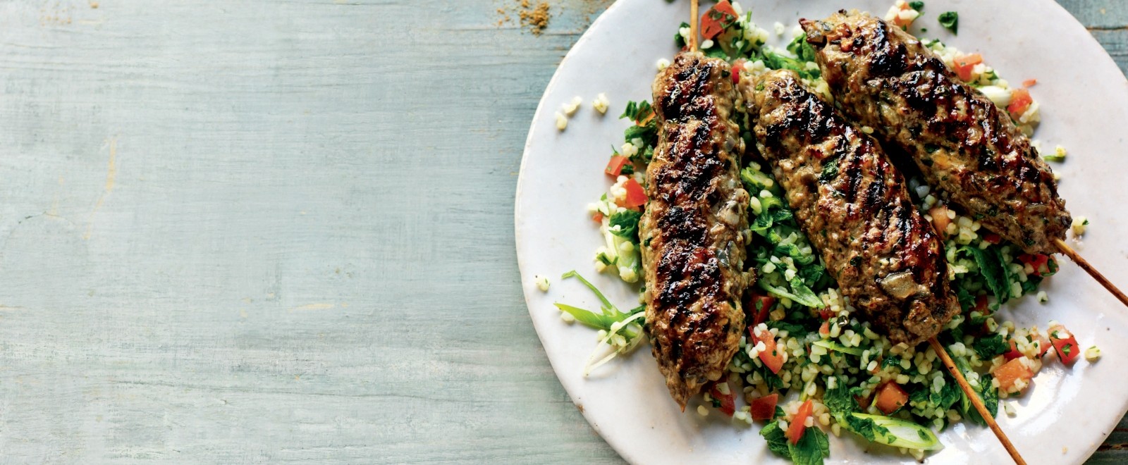 Lamb Kofte and Tabbouleh The Kitchen Table